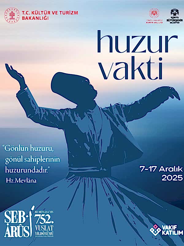 İzmir Çıkışlı  1 Gece Konaklamalı Konya ve ŞEB-İ ARUS Turu